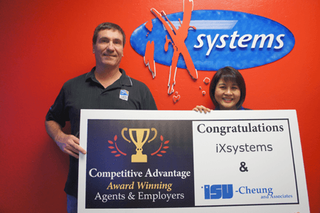 iXsystems Named Safest Workplace