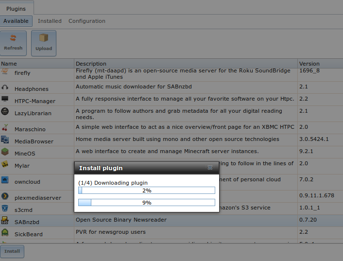 freenas 9.2 plugins