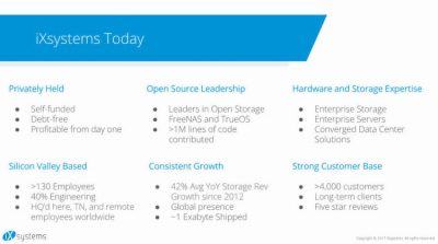 iXsystems Delivers Open Source Data Center Hardware