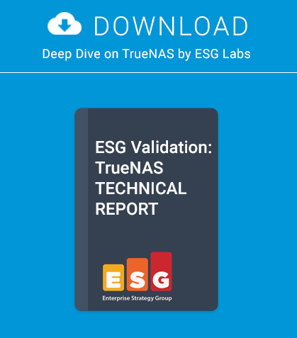 ESG Labs: TrueNAS Technical Report