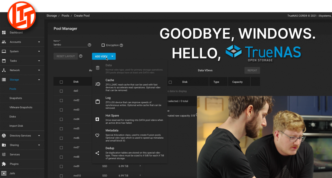 LinusTechTips says “Goodbye Windows, Hellooo TrueNAS”