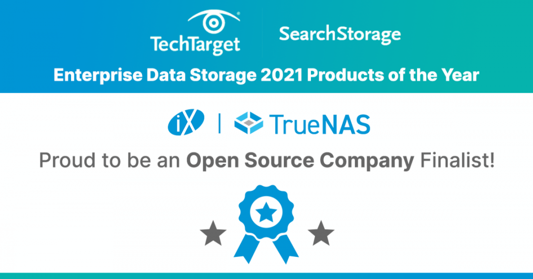 iXsystems Selected as Finalist in SearchStorage 2021 Product of the Year Awards