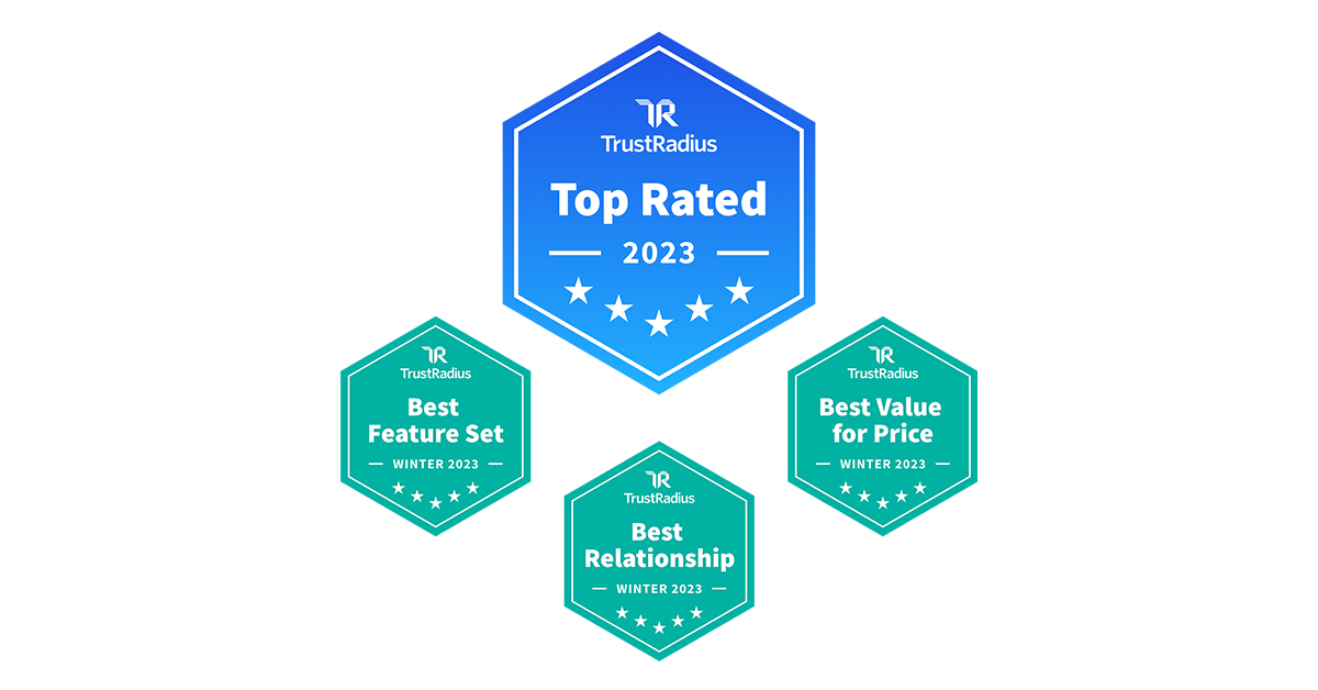 Announcing the 2023 Top Rated Award Winners - TrustRadius for Vendors
